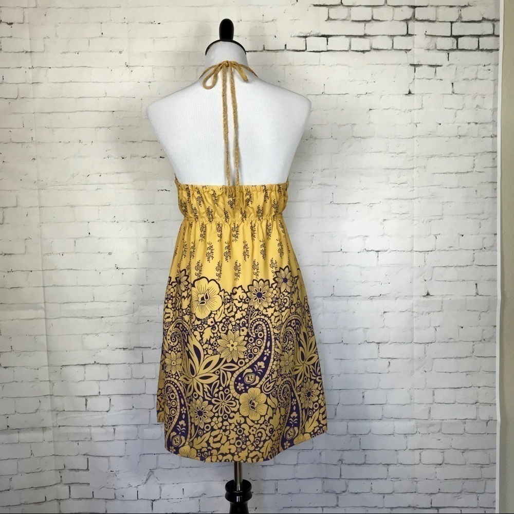 Haha Crocheted Bodice Halter Dress - Picture 4 of 8